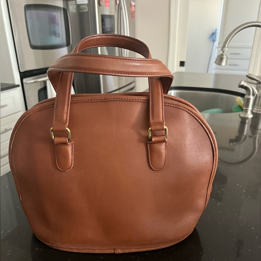 Vintage Coach 9958 Pelham brown bag